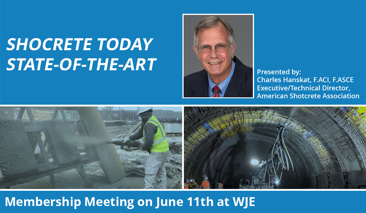 June Membership Meeting, June 11th - Shocrete Today—State-of-the-Art